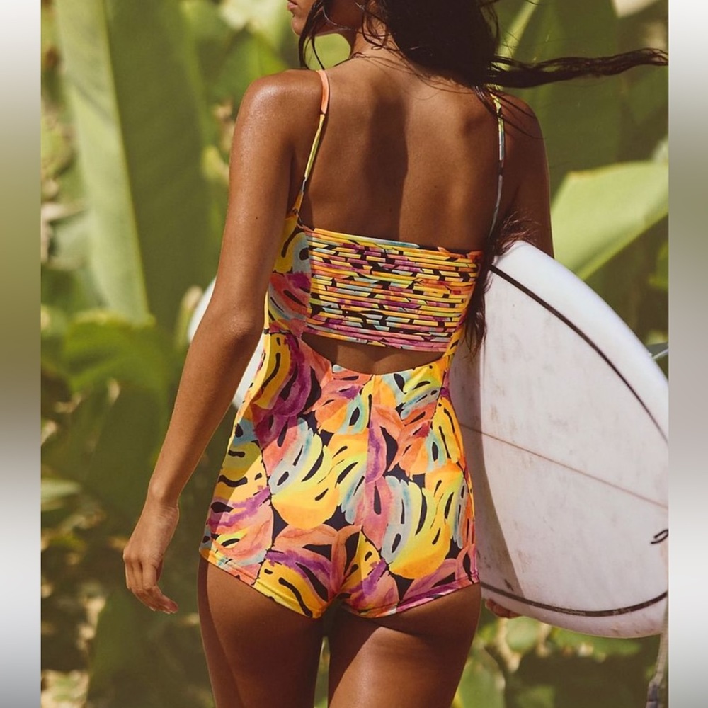 Stone Fox Swim Multicolor One Piece Swimsuit
